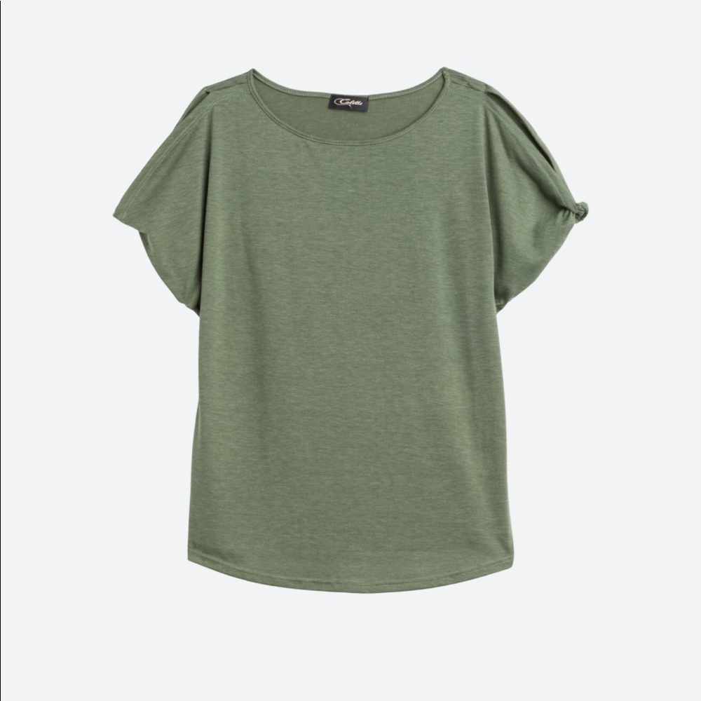 Green Casual Dress Top